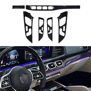Auto Interior Piano Paint Style Panel Car Door Dashboard Decorative Trim for Mercedes-Benz GLE GLS W167