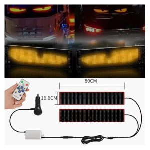 Demon Eye LED Flexible Vehicle Display LED Truck-Specific Flexible Advertising Screen APP + Remote Control 12-24V